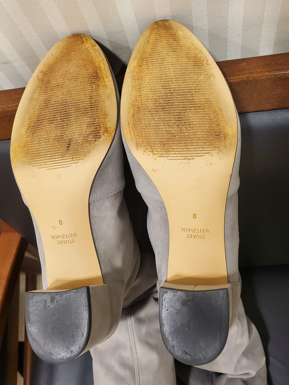 Stuart Weitzman suede over